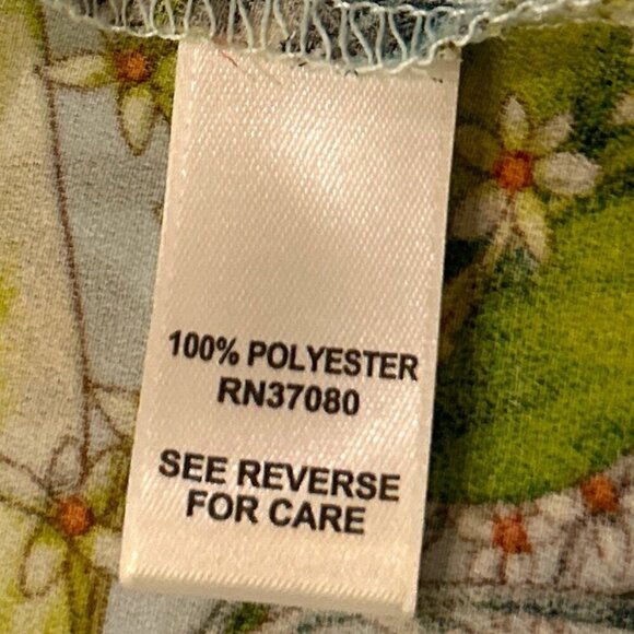 C Est. 1946 SZL Pastel Blue Vintage Inspired kimono Cottage Boho Cover Up Beach - Picture 8 of 9